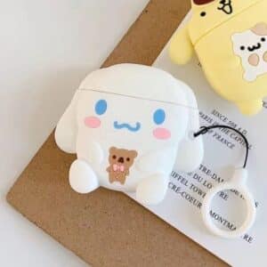 Adorable White Puppy Cinnamoroll 3D AirPods Cover