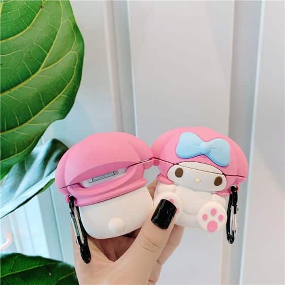 Adorable White Rabbit My Melody Teen AirPods Cover