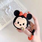 Cute Disney Minnie Mouse Head Girly AirPods Case