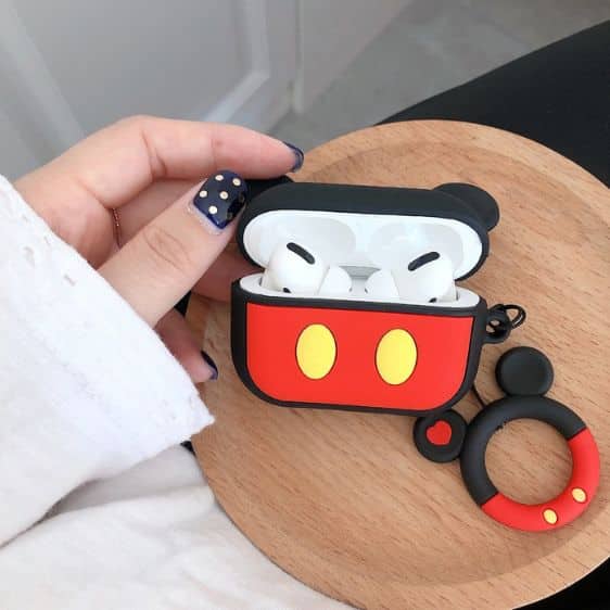 Cute Mickey Mouse Suit Red 3D AirPods Case