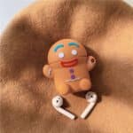 Cute Shrek's Gingerbread Man Brown AirPods Case