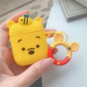 Cute Winnie The Pooh 3D Head Disney AirPods Case