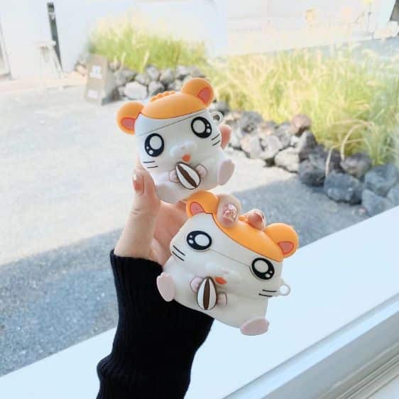 Kawaii Japan Hamtaro Hamster 3D AirPods Case