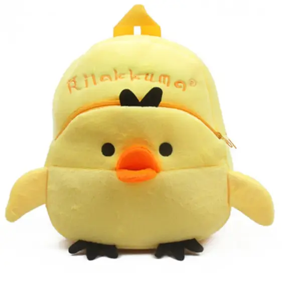 Cute Rilakkuma Chick Kiiroitori Yellow Plush Backpack