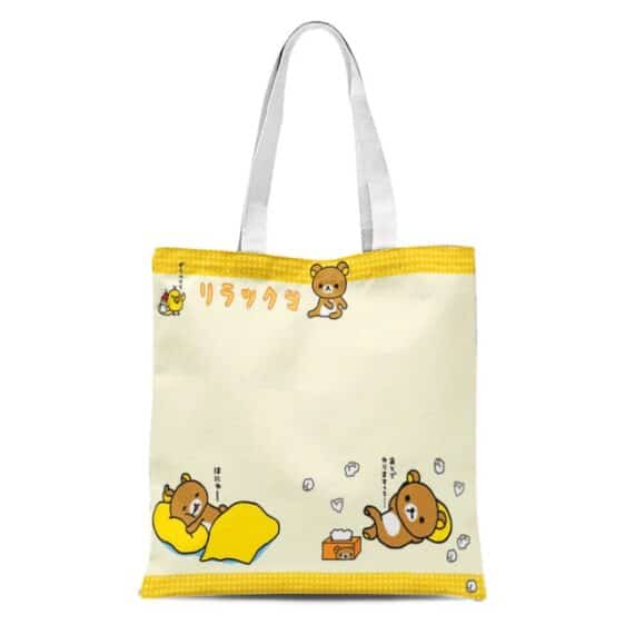 Lovely Rilakkuma With Friends Lazy Mode Tote Bag