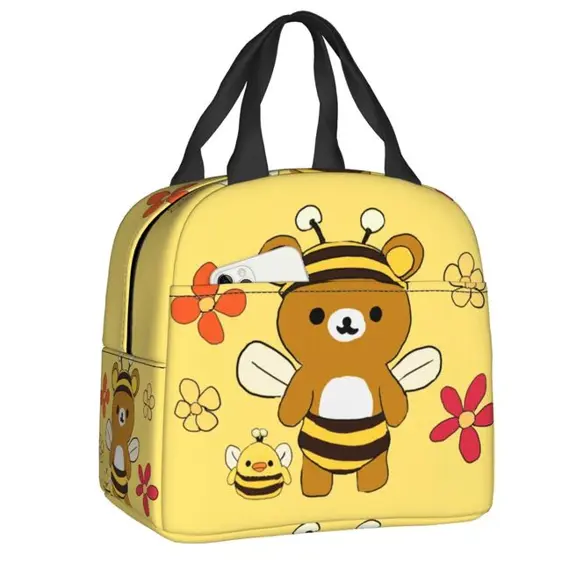 Adorable Rilakkuma & Kiiroitori Bee Costume Yellow Lunch Bag
