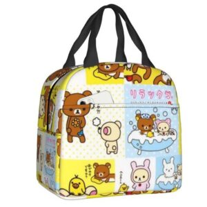 Cute Rilakkuma And Friends Image Collage Ladies Lunch Bag