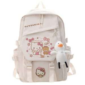 Kawaii Hello Kitty Tiny Chum Ribbon Star Art Girly Backpack