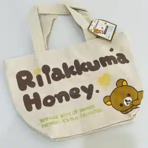 Kawaii Relax Bear Rilakkuma Eating Honey Ladies Tote Bag