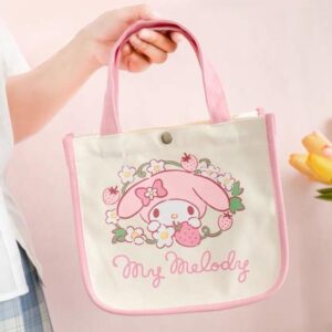 Adorable My Melody Strawberry Farm Tote Bag
