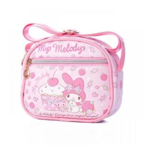 Charming My Melody Strawberry Candy Heart Pattern Shoulder Bag