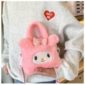Charming Sanrio My Melody Ladies Plush Handbag