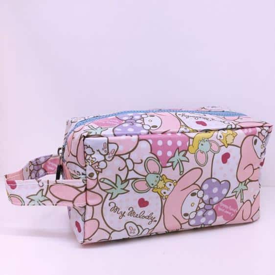 Cute My Melody And Friends Polka Pattern Makeup Bag