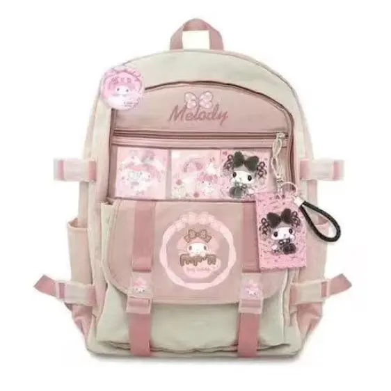 Lovely Sanrio My Melody Pink Ladies Backpack Bag