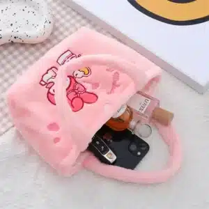 Lovely Sanrio My Melody Pink Plushie Handbag