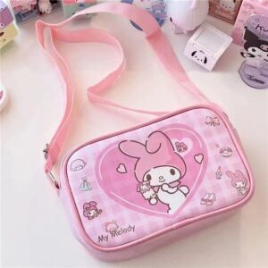 Lovely White Rabbit My Melody Pink Girly Messenger Bag