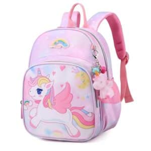 Cute Cartoon Unicorn Small Pink School Backpack for Girls